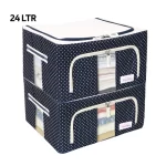 BlushBees Saree boxes-Storage Boxes for Clothes - Shirts, Kurtis, Baby Clothes - 24L, Small Size
