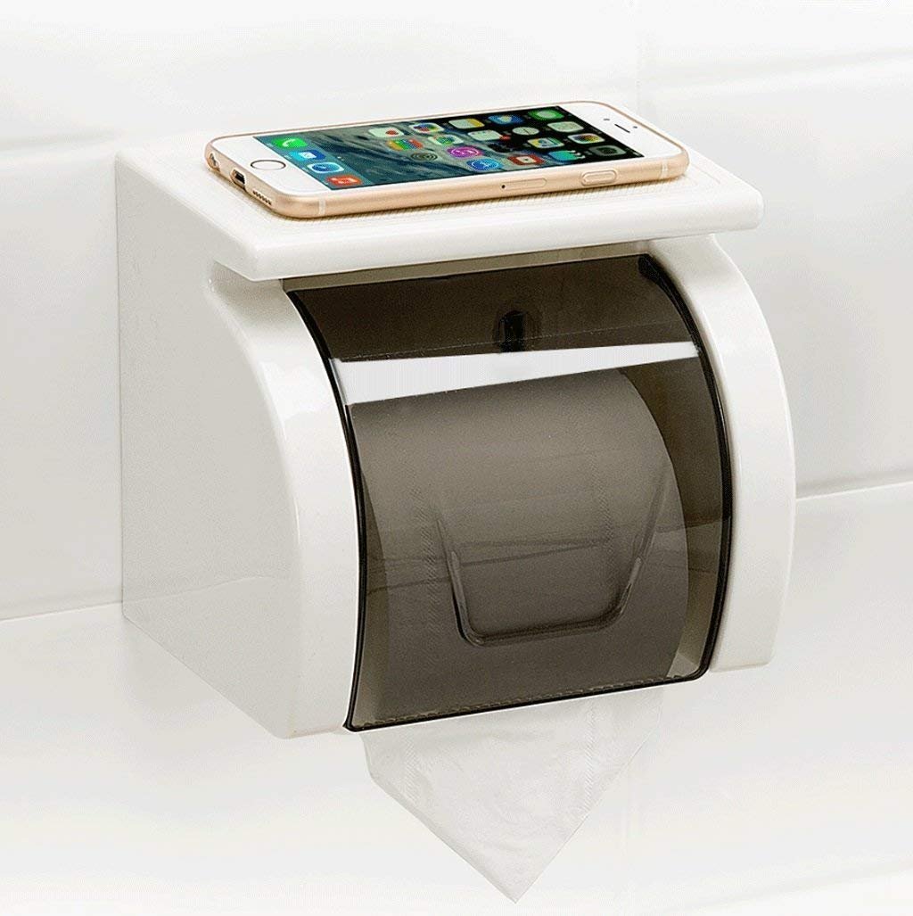 New Magic Sticker Series Classic Toilet Paper Holder in Bathroom with Mobile Stand